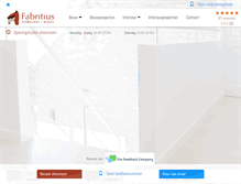 Tablet Screenshot of fabritiusinterieur.nl